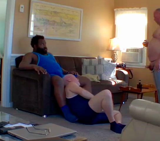 bbc bbc slut blowjob double blowjob gay sex threesome gif