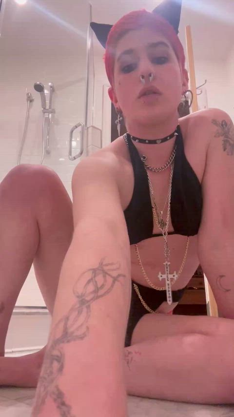 Ur harem kitten has two surprises to show you master, which do you like more? 🤭