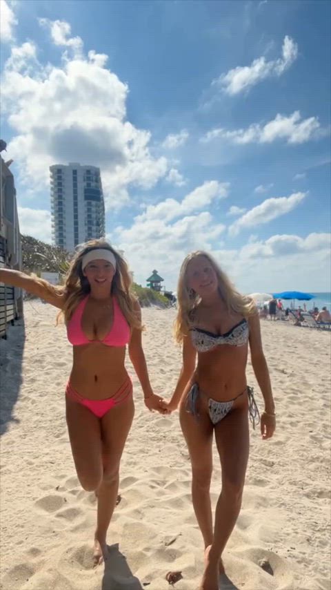 big tits busty college teen teens bikinis gif