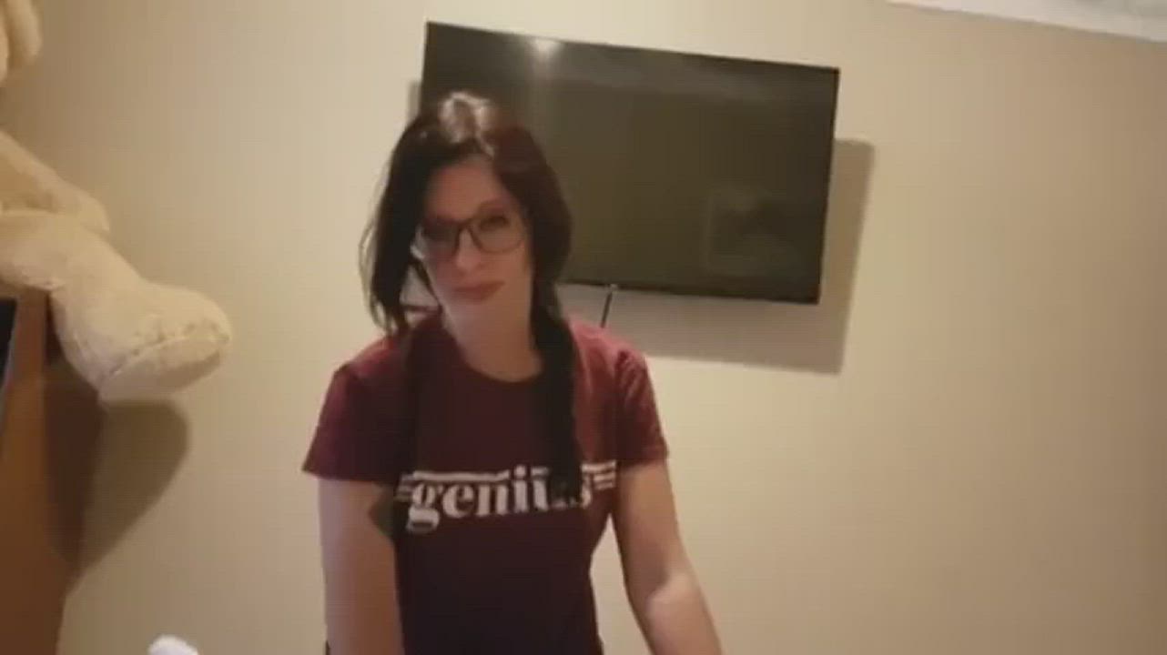 College girl hungry for the cock