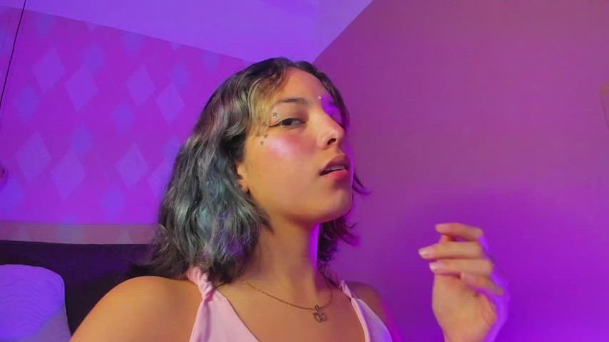 dancing latina lips model seduction small tits teen teens gif