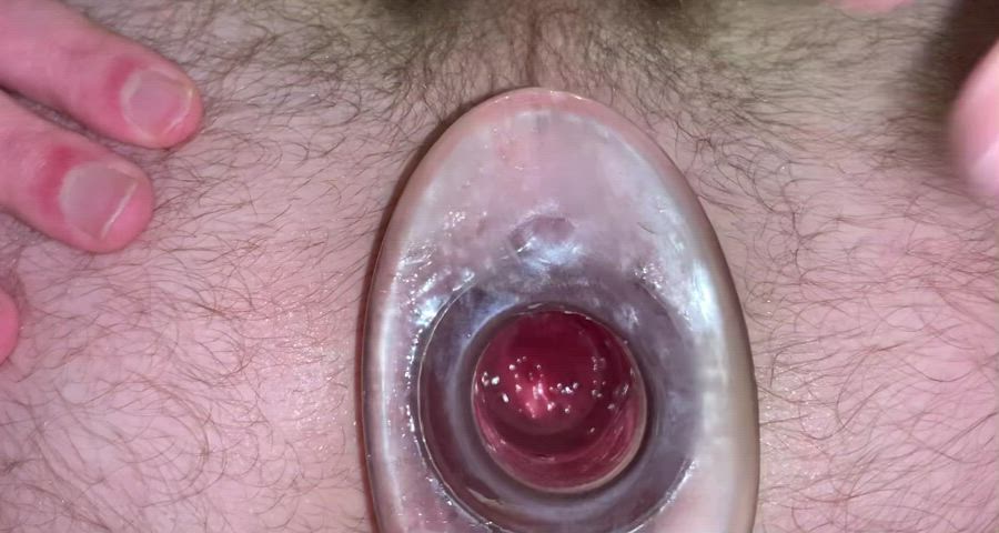 Clear plugs turn me on so hard