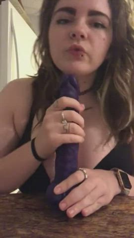 Big Tits Brunette Dirty Talk JOI Teasing gif