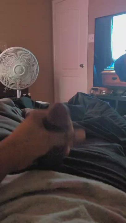 BBC Cum Jerk Off gif