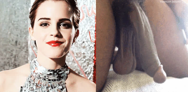 BBC BabeCock British Celebrity Emma Watson Interracial gif