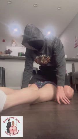 amateur ass wedgie gif