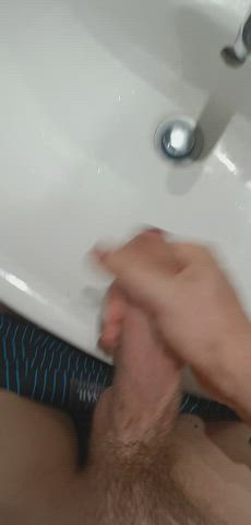 big dick cum jerk off gif
