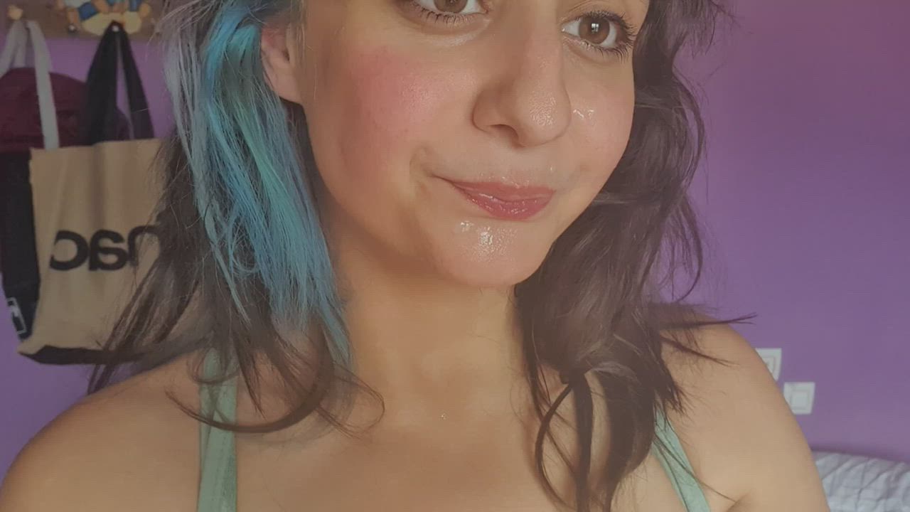 Showing the cum I got all over my workout clothes!
