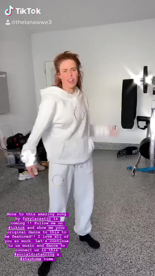 Lana 'CJ Perry' Tik Tok Dancing (WWE)