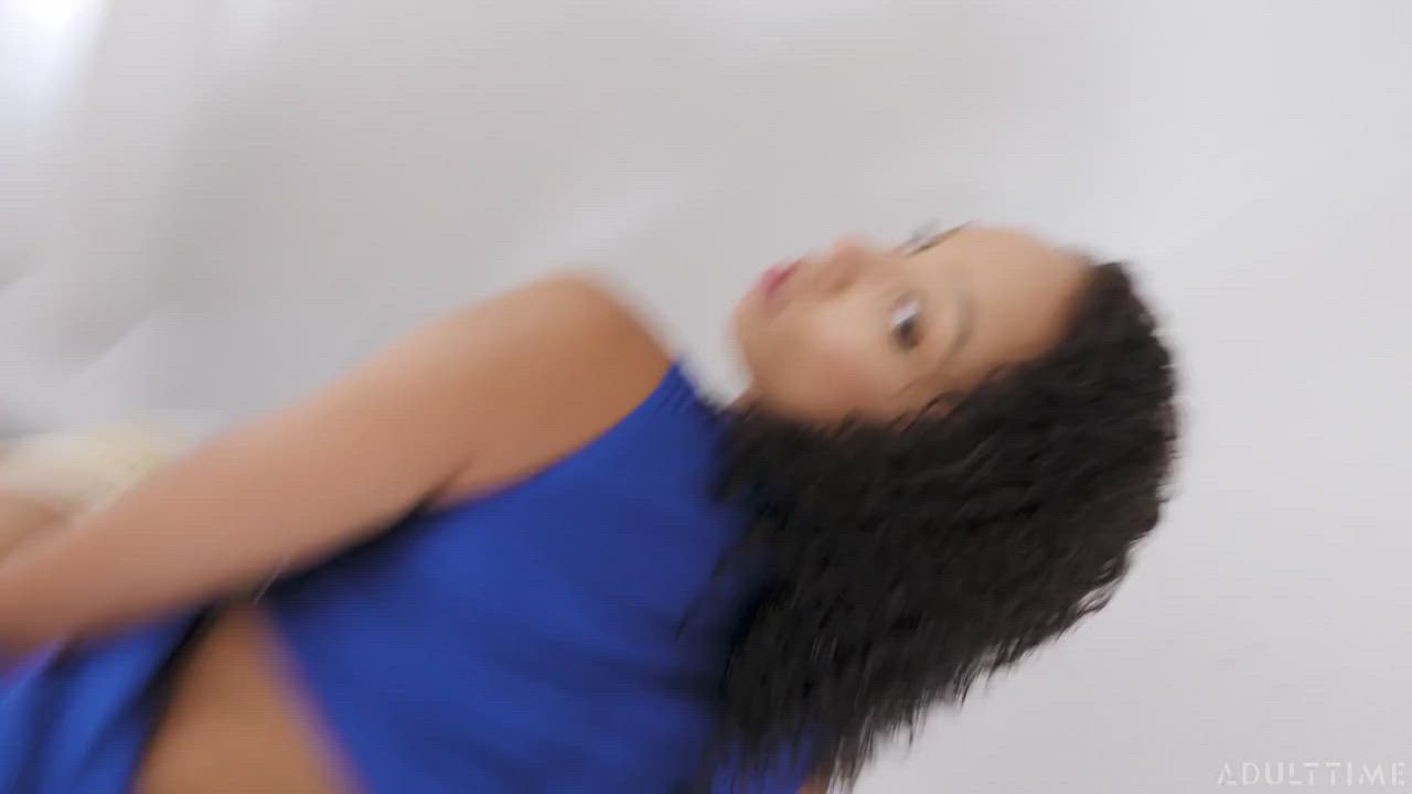 Beauty and horny cheerleader have her tight ass fucked on chair