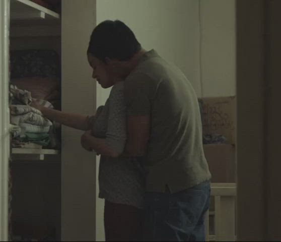 Ass Grabbing Groping Kissing Wife gif