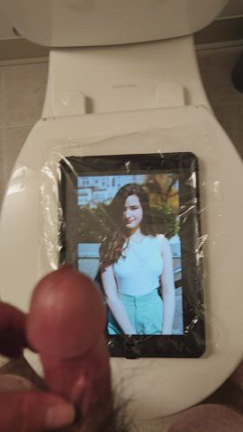 cumshot pretty tribute gif