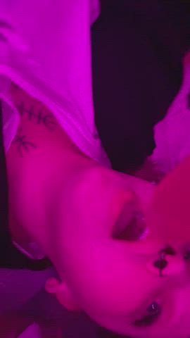 Blowjob Cock Milking Deepthroat Dildo Distension Throat Fuck gif