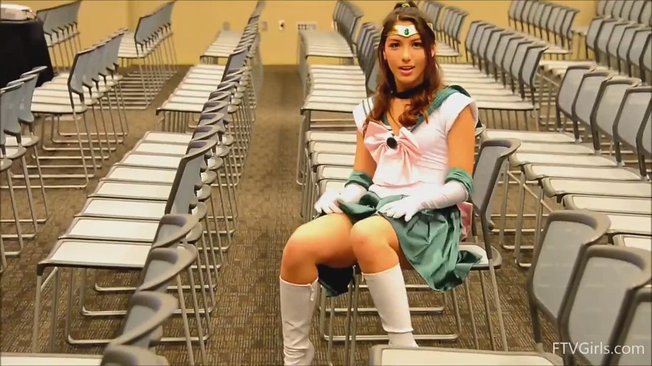 Butt Plug Cosplay Flashing Masturbating Melody Wylde Public Sailor gif