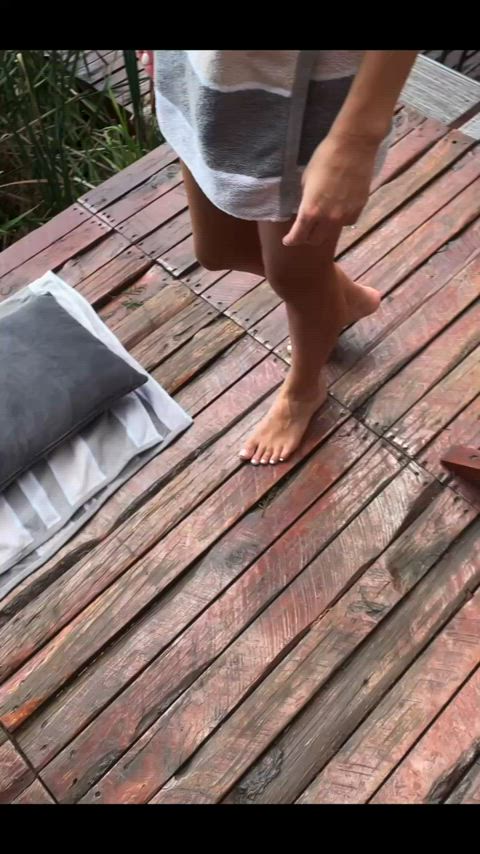 Can’t even go for a swim in the lake without getting it on