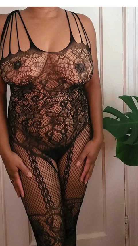 body stockings ebony onlyfans sexy-lingerie gif
