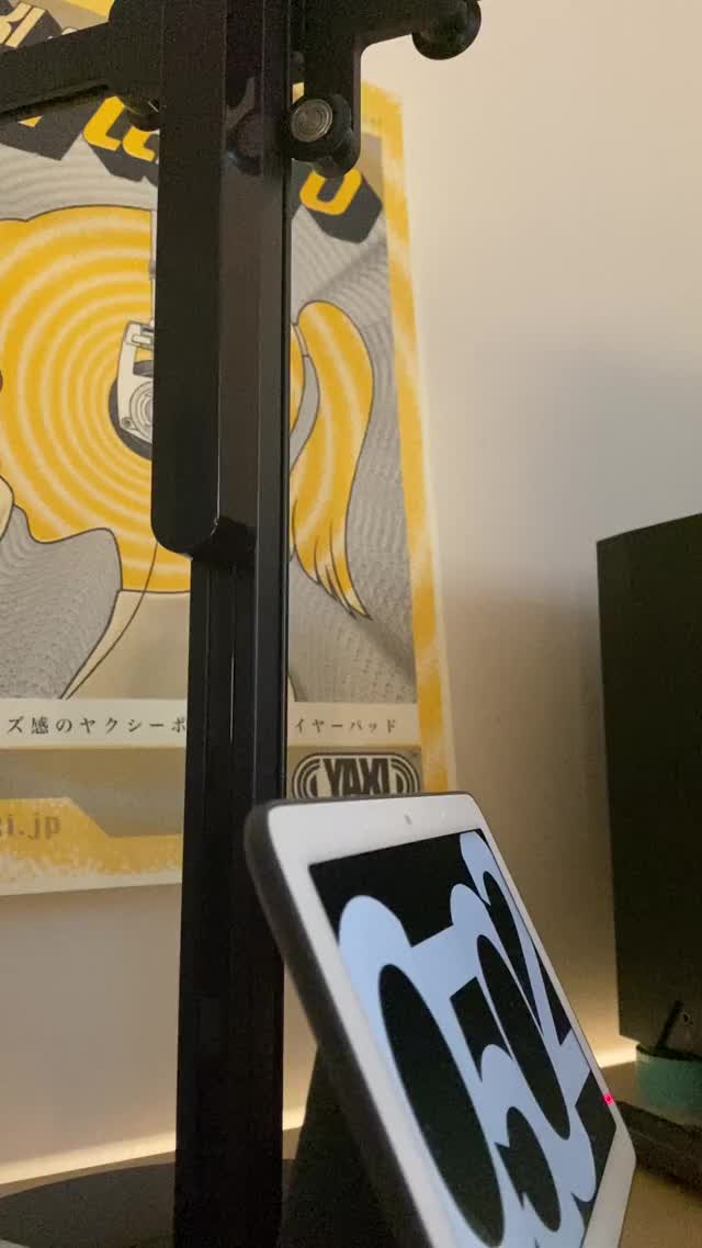 Google Nest Hub fits perfectly under Dyson CSYS Task Lamp
