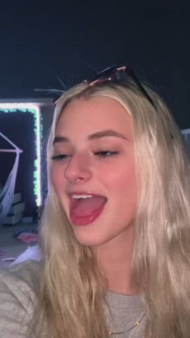 Slow Motion Perfect Tongue