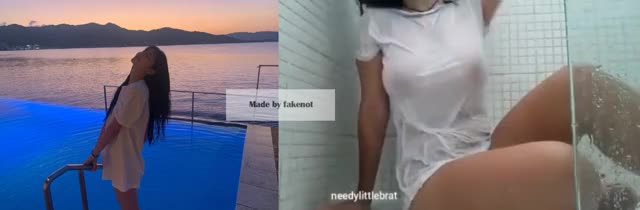 Momo is wet