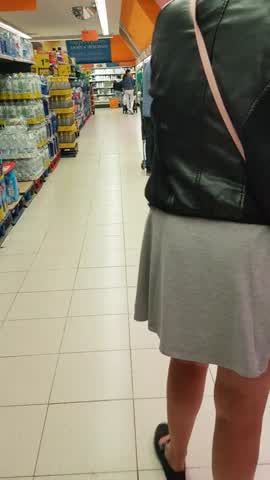 Told you i never wear panties. it is so much better and i can flash my bum easier!