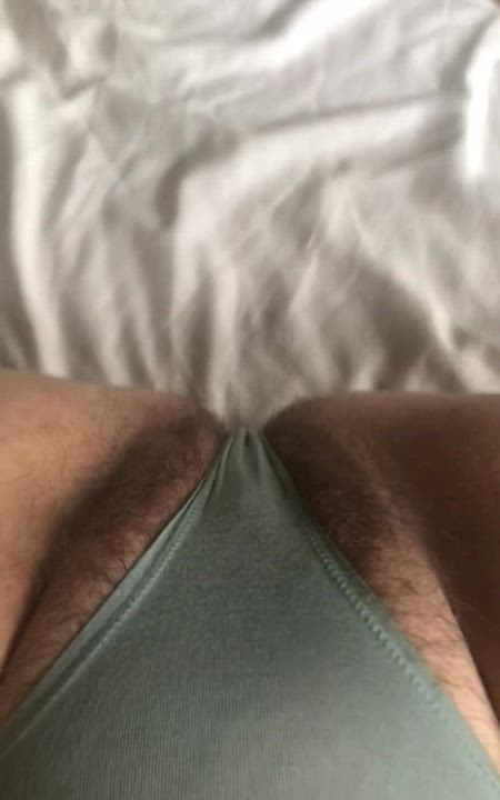 Rubbing my clit and flexing my pussy muscles
