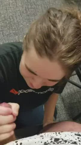 Cumshot Facial Funny Porn gif