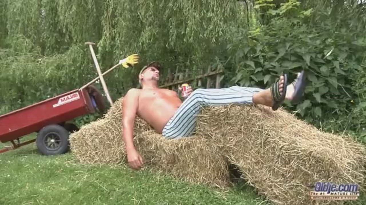 OLD Pervert Fucking Tattooed Brunette Teens Pussy Outdoors