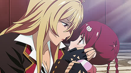 Anime Kiss Lesbian gif