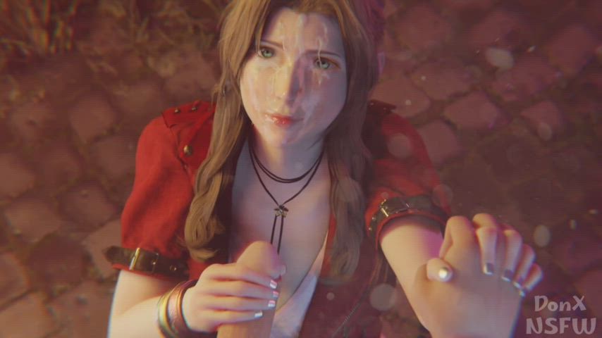 Fun times with Aerith [Final Fantasy]