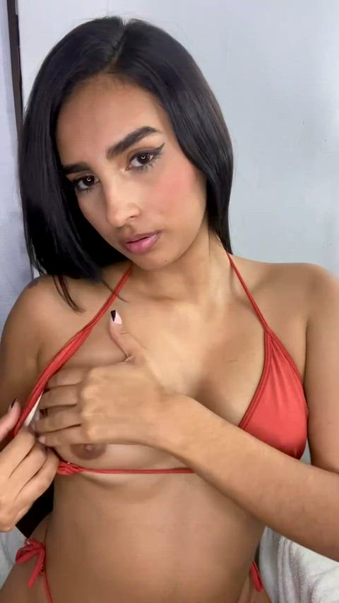 ebony brunette latina gif