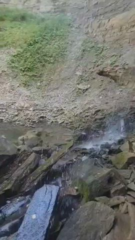 I took him in behind a waterfall like a good girl