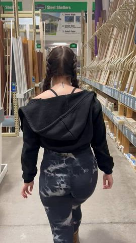 big tits public tits gif
