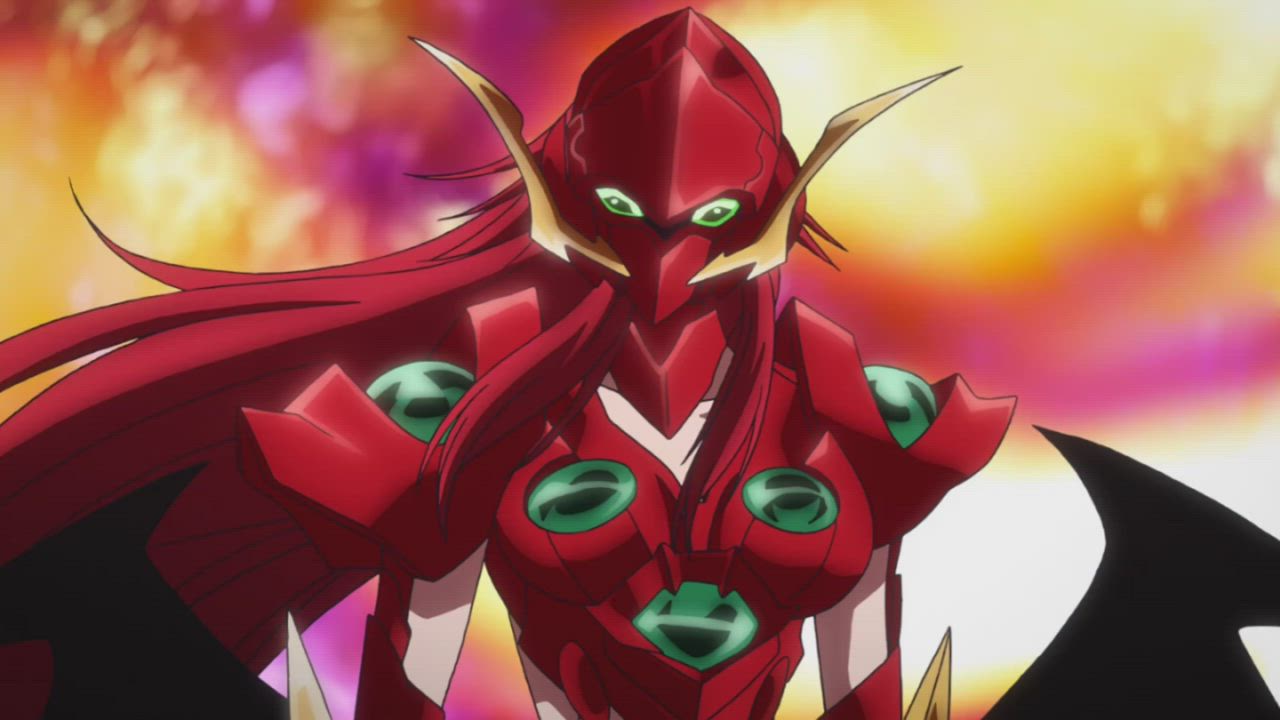 Anime Ecchi Redhead gif