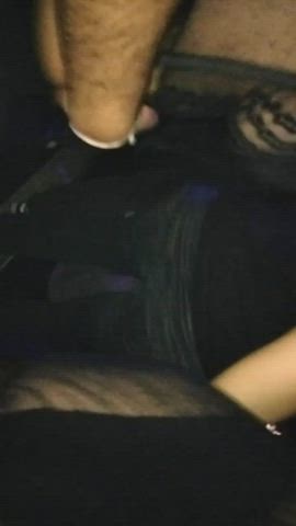 clothed grinding groping leggings nightclub gif
