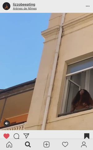 Lizzo Topless (throwback)