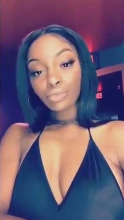 bbc slut breeding ebony exposed skinny slut r/exposedtostrangers gif