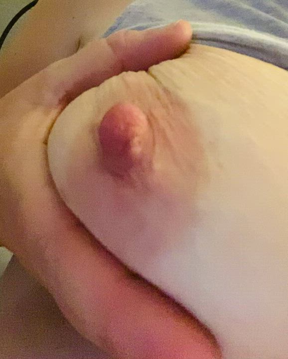 Big Tits Lactating Milking gif