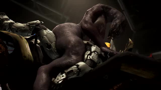 3D, Animated, Halo, Sangheili, Scrungusbungus, Sound, Source_Filmmaker, Spartan