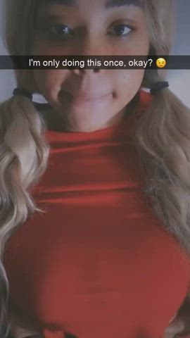 Your GF lost a bet. Your bully made her do this.