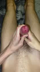 Both hands lubed up feels amazing.