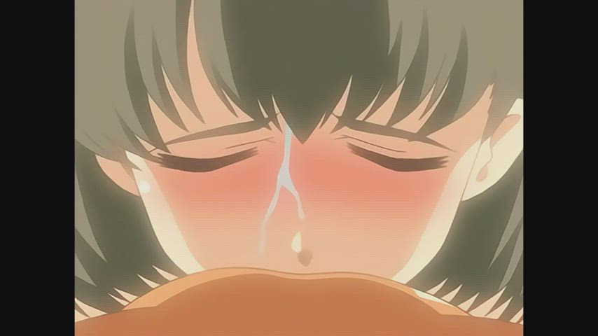 animation anime blowjob bondage cum in mouth gymnast hentai shibari teen gif