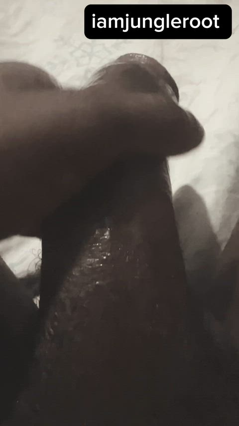 bbc big dick cock homemade jerk off male masturbation masturbating gif