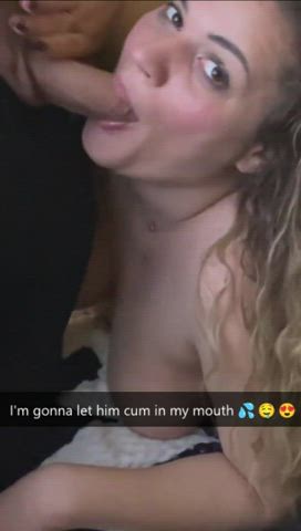 blowjob caption cheating cuckold cute eye contact fantasy hotwife sucking gif