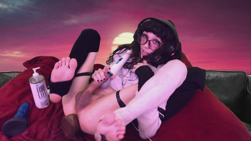 Final cumshot of the night (feat. new Bad Dragon toy)