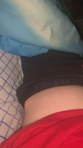 Desperate boy humping