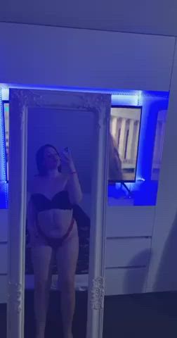In the mood for your cum on my tits