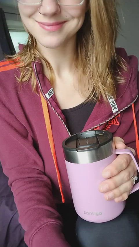 blonde milf smile gif