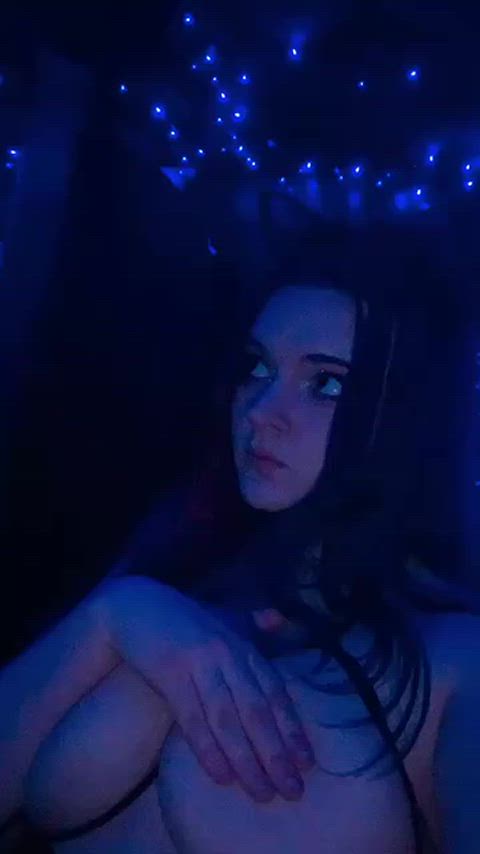 It's really dark, but I promise I am wearing cat ears