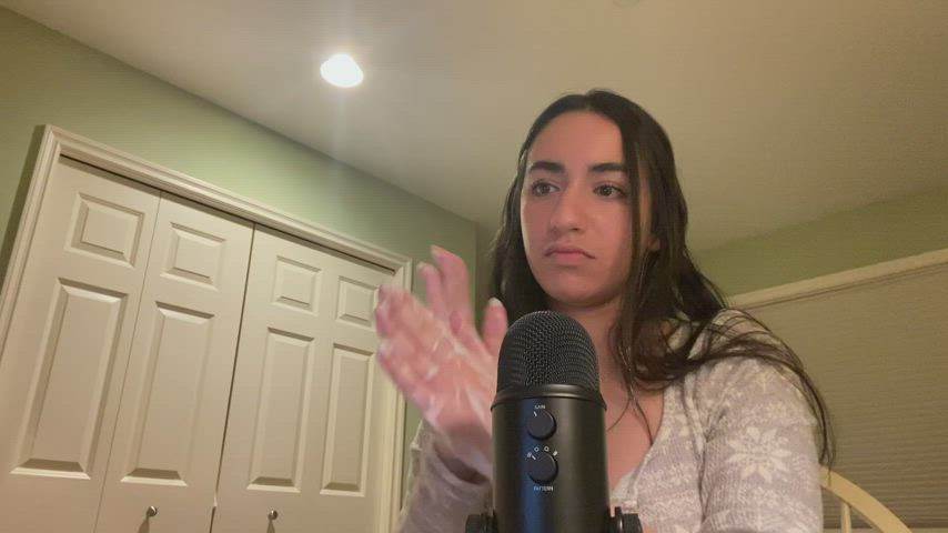asmr sloppy smile gif