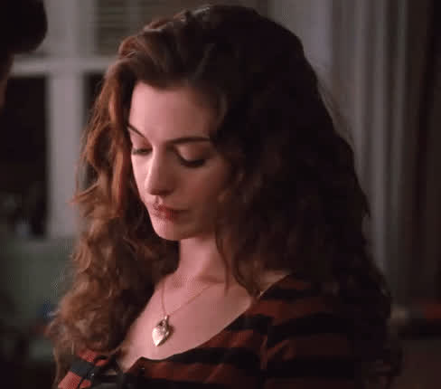 Mommy Anne Hathaway always loves a big surprise..